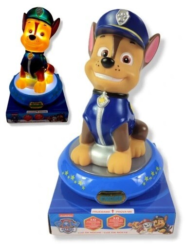Nočné 3D svetlo Chase Paw Patrol